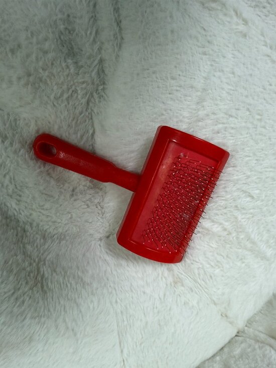 Other - Red Plastic Pet Grooming Slicker Brush Dog & Cat Brush